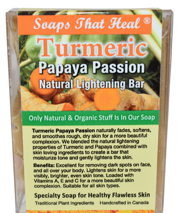Turmeric Papaya Passion Brightening Bar