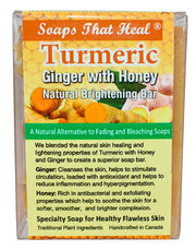 Organic Turmeric Ginger with Honey Brightening Bar