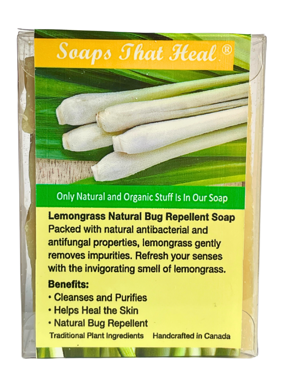 Lemongrass Natural Bug Repellent Bar