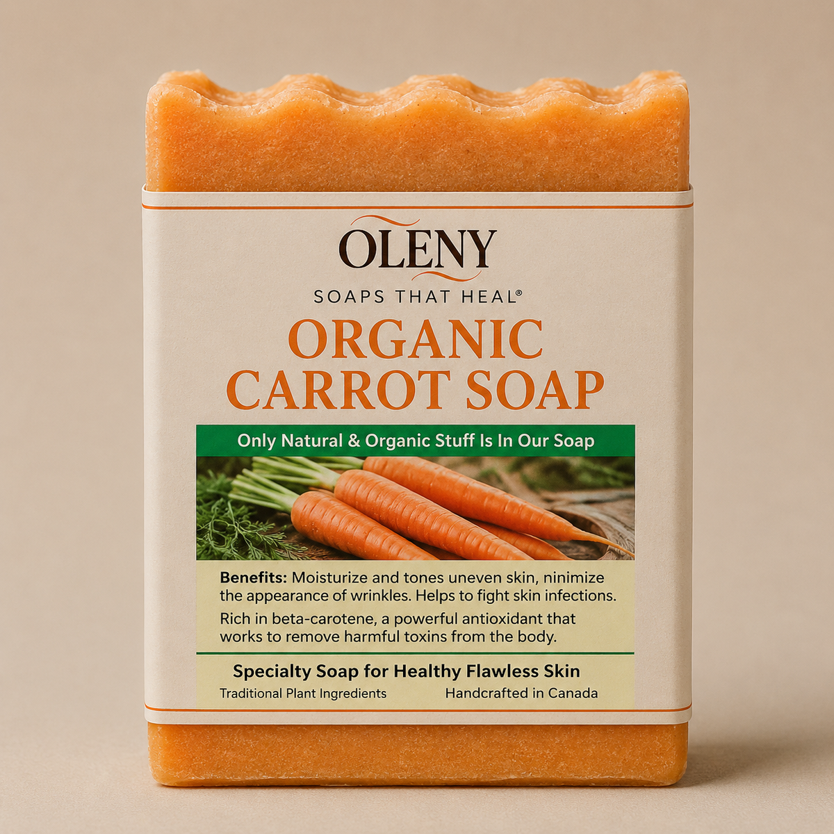 Organic Carrot Soap