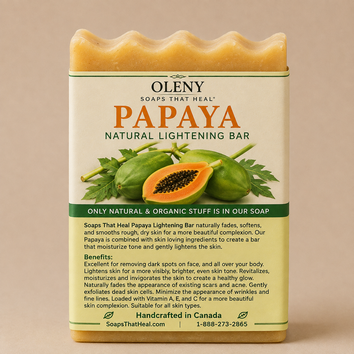 Papaya Natural Lightening Bar